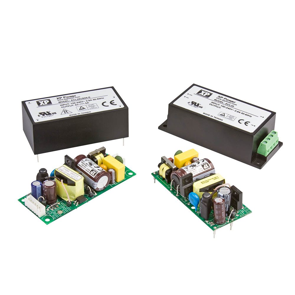 50W 5V 10A 85~264 VACin PCB Mount XP POWER ECE60US05 Power Supply; AC-DC; ENCAPSULATED