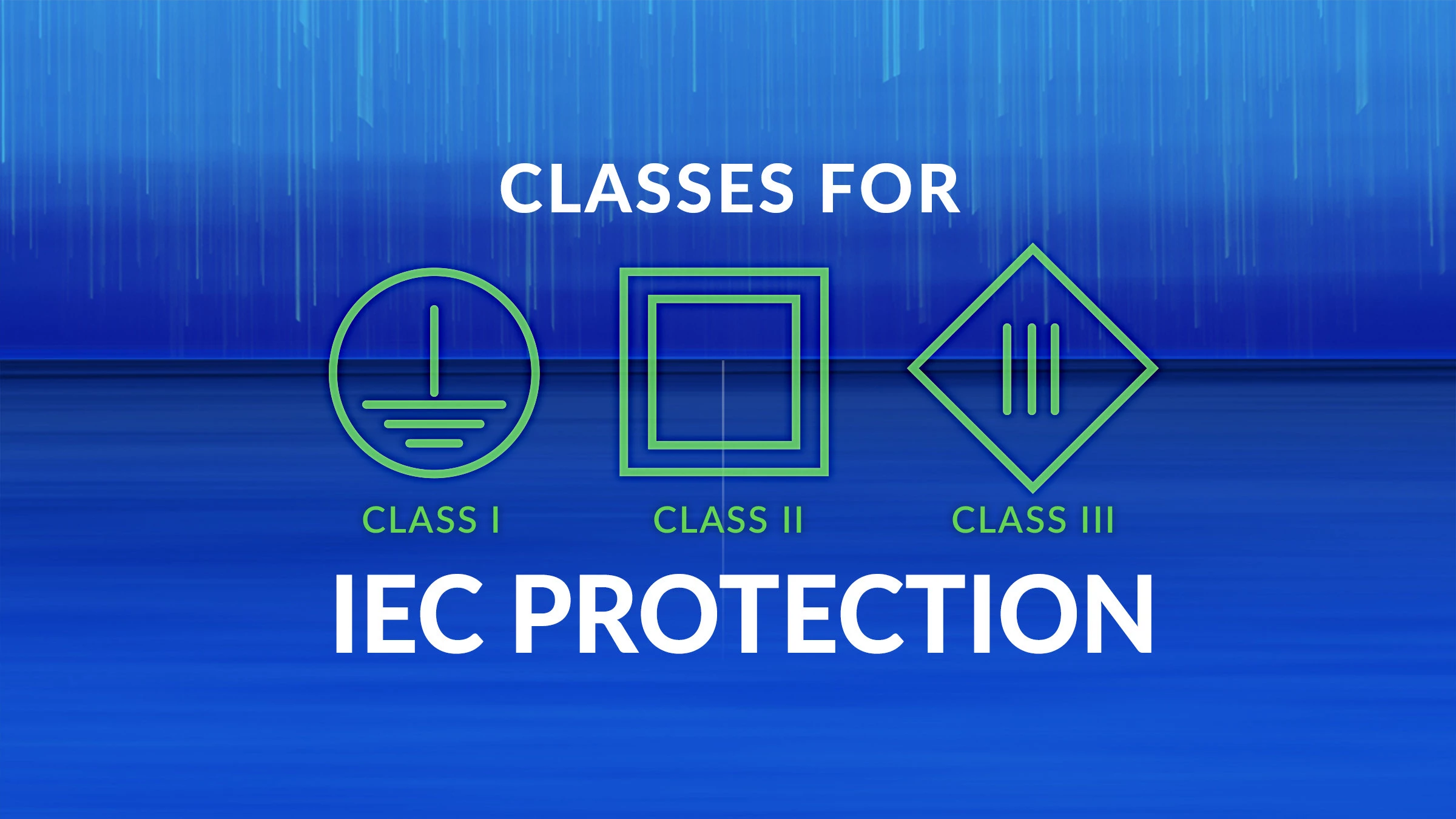 IEC protection classes for power supplies